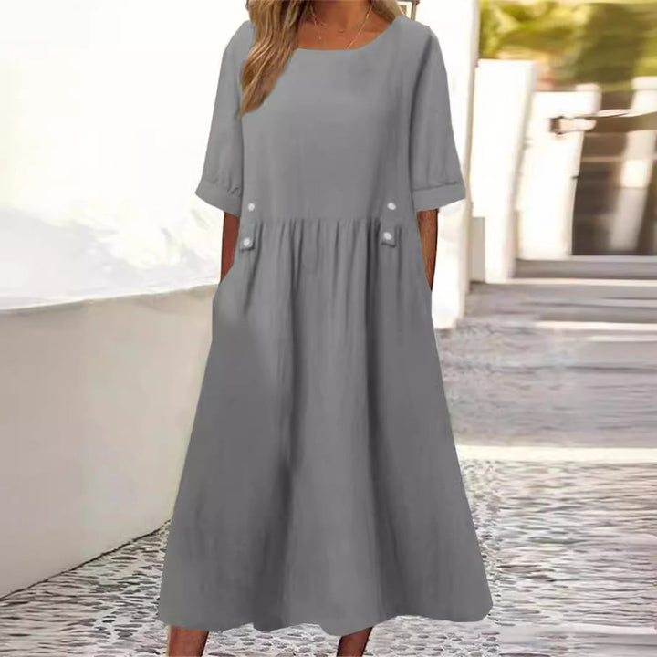 Helena | Dress in Cotton-Linen Blend