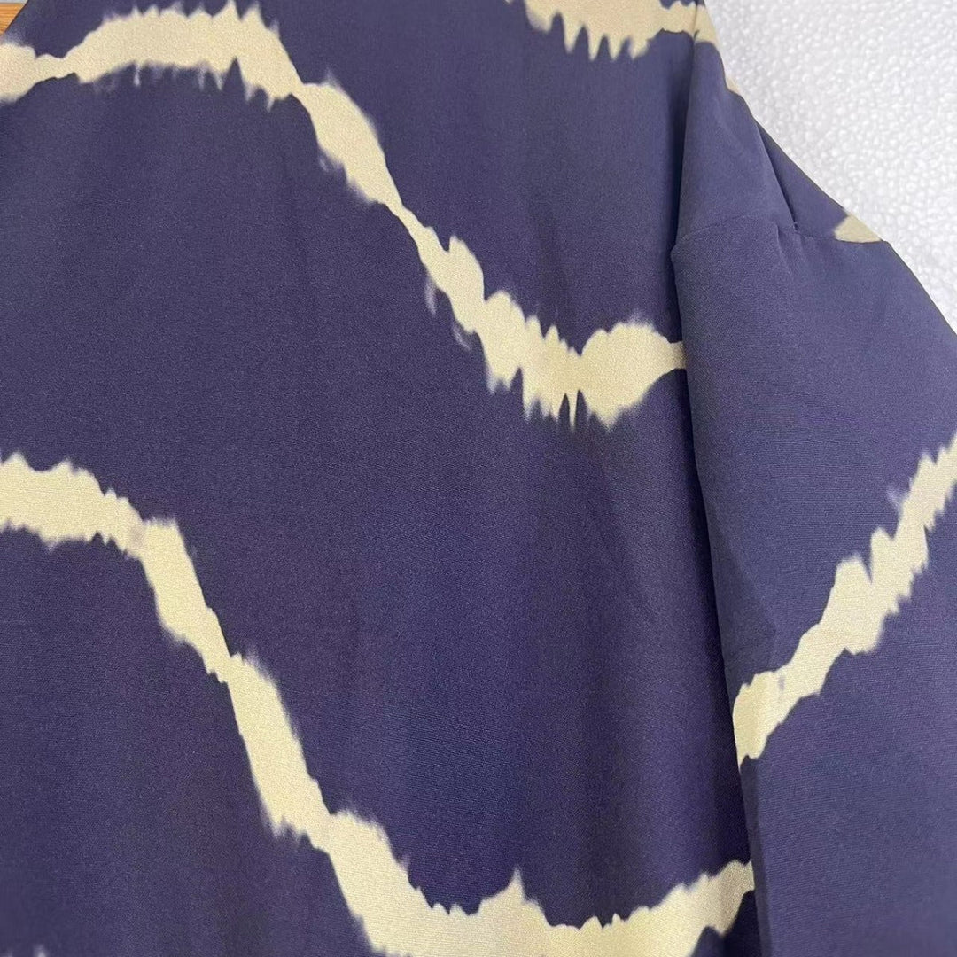 Selora | Boho Striped Comfort Dress - Tummy-Friendly Design