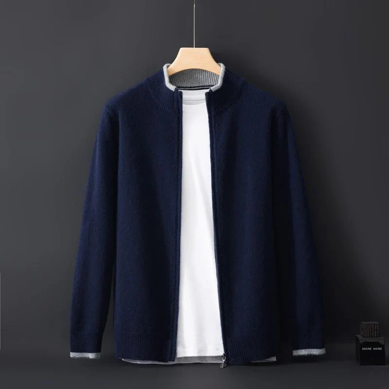 Zain Cashmere Zip Jacket
