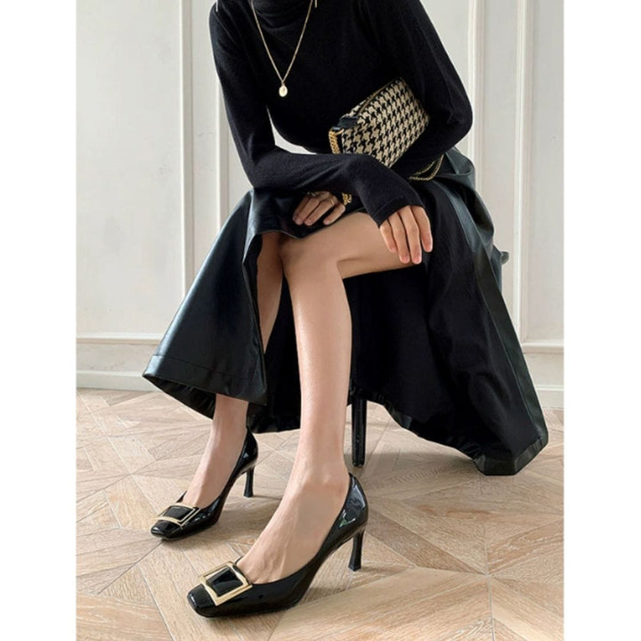 Vivian Artisanal Midnight Heels