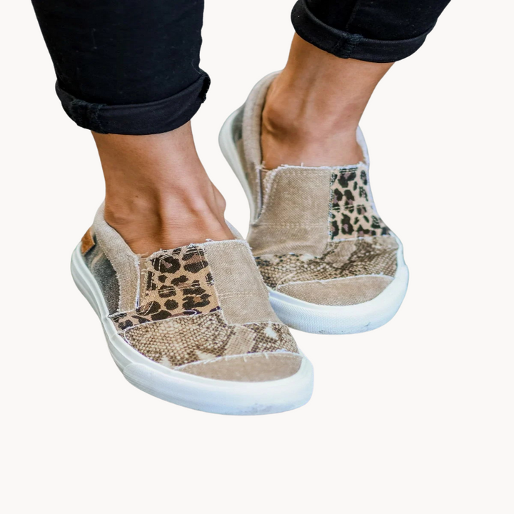 Judie Chic Patchwork Loafers