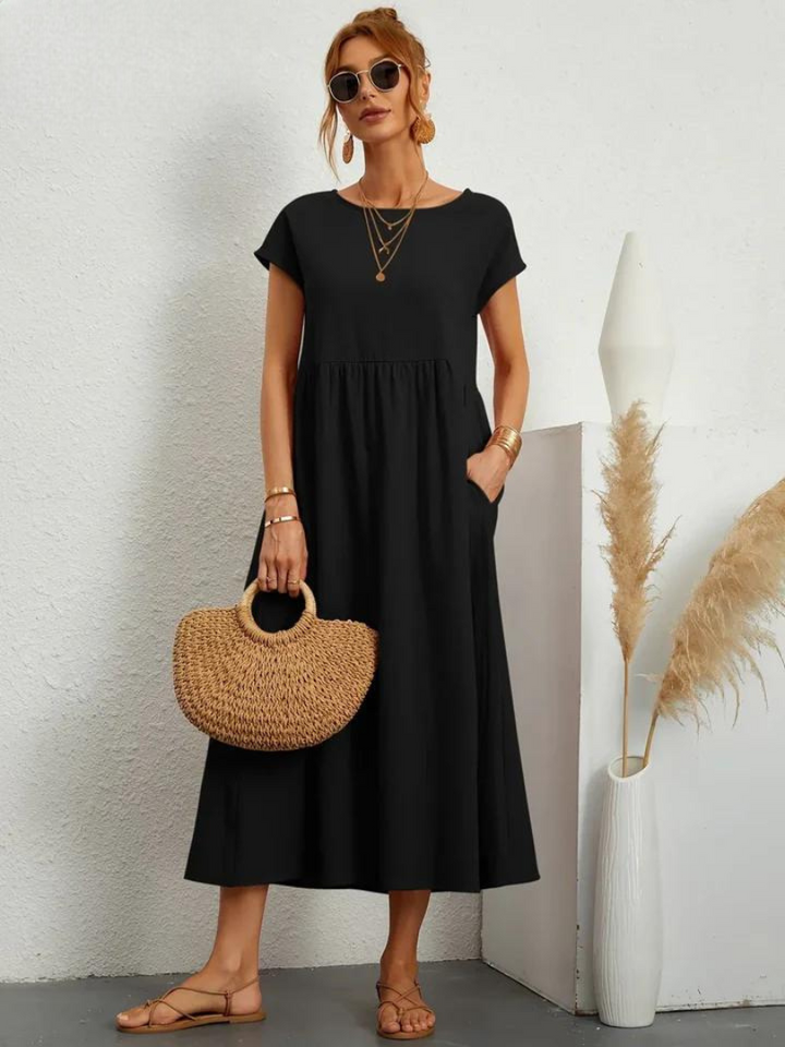 Lune™ | Linen Grace Dress – Breathable Cotton