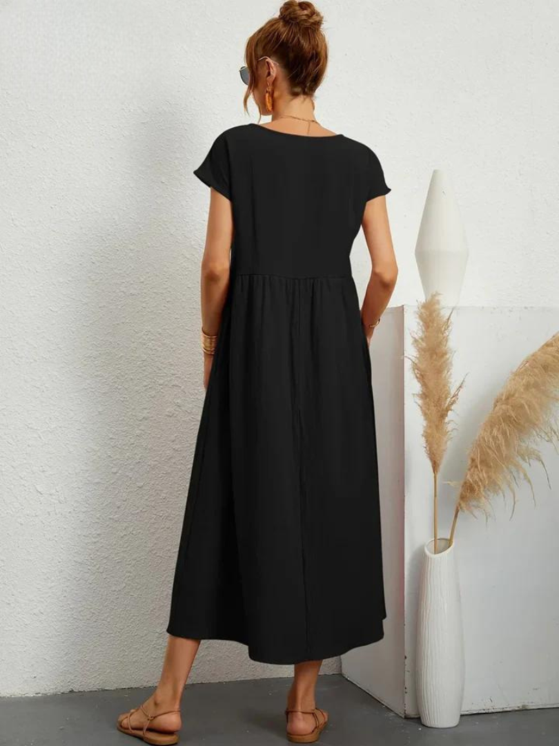 Lune™ | Linen Grace Dress – Breathable Cotton