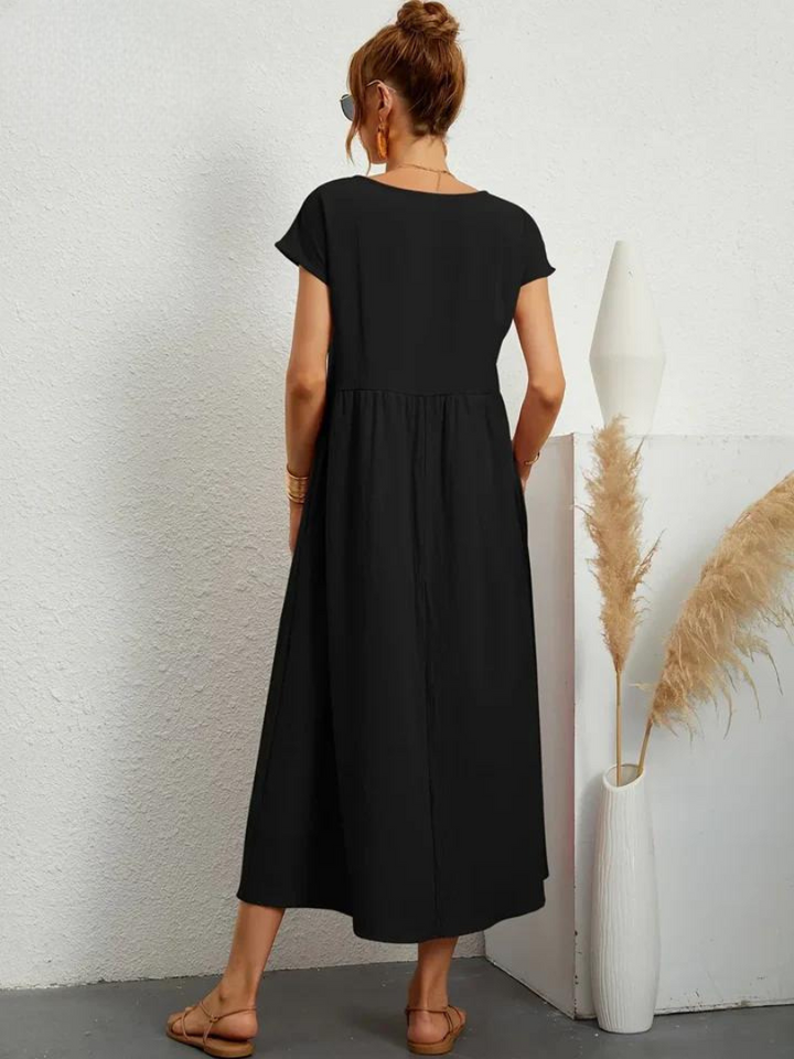 Lune™ | Linen Grace Dress – Breathable Cotton