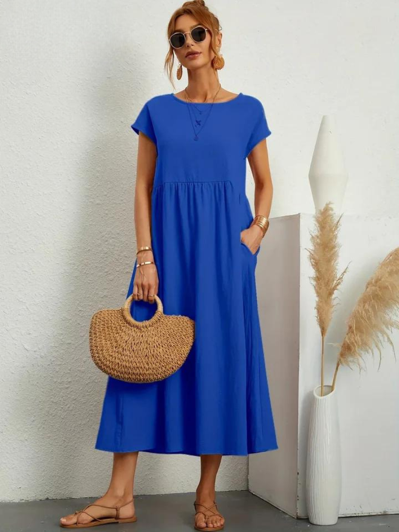 Lune™ | Linen Grace Dress – Breathable Cotton