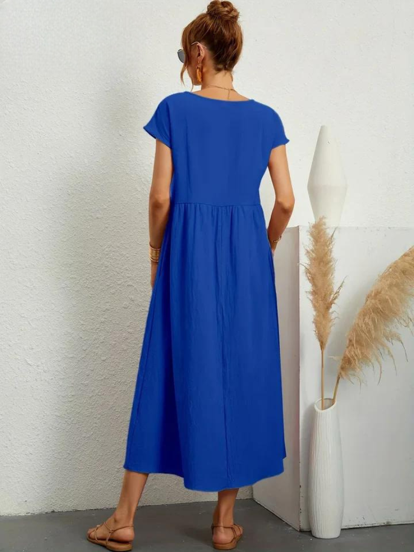 Lune™ | Linen Grace Dress – Breathable Cotton