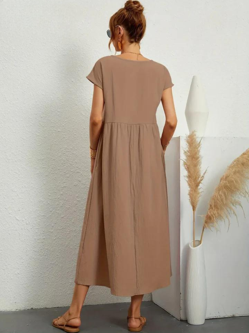 Lune™ | Linen Grace Dress – Breathable Cotton
