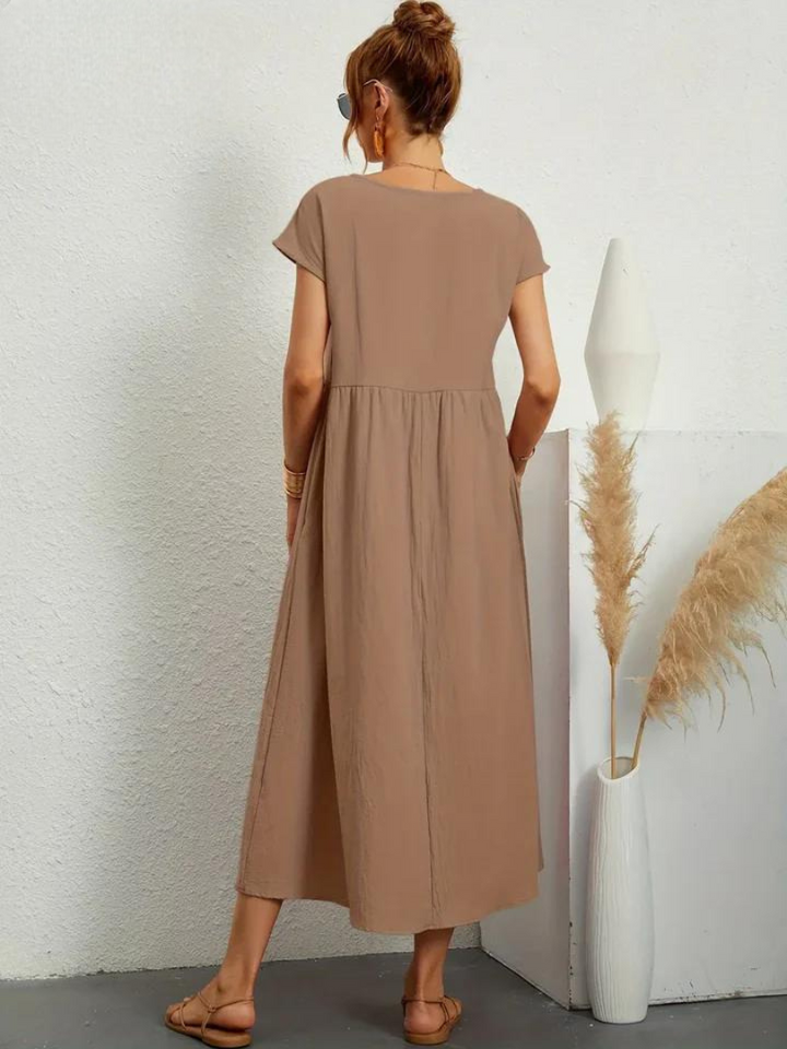 Lune™ | Linen Grace Dress – Breathable Cotton