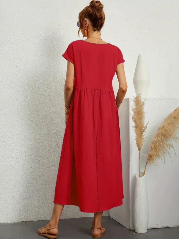 Lune™ | Linen Grace Dress – Breathable Cotton