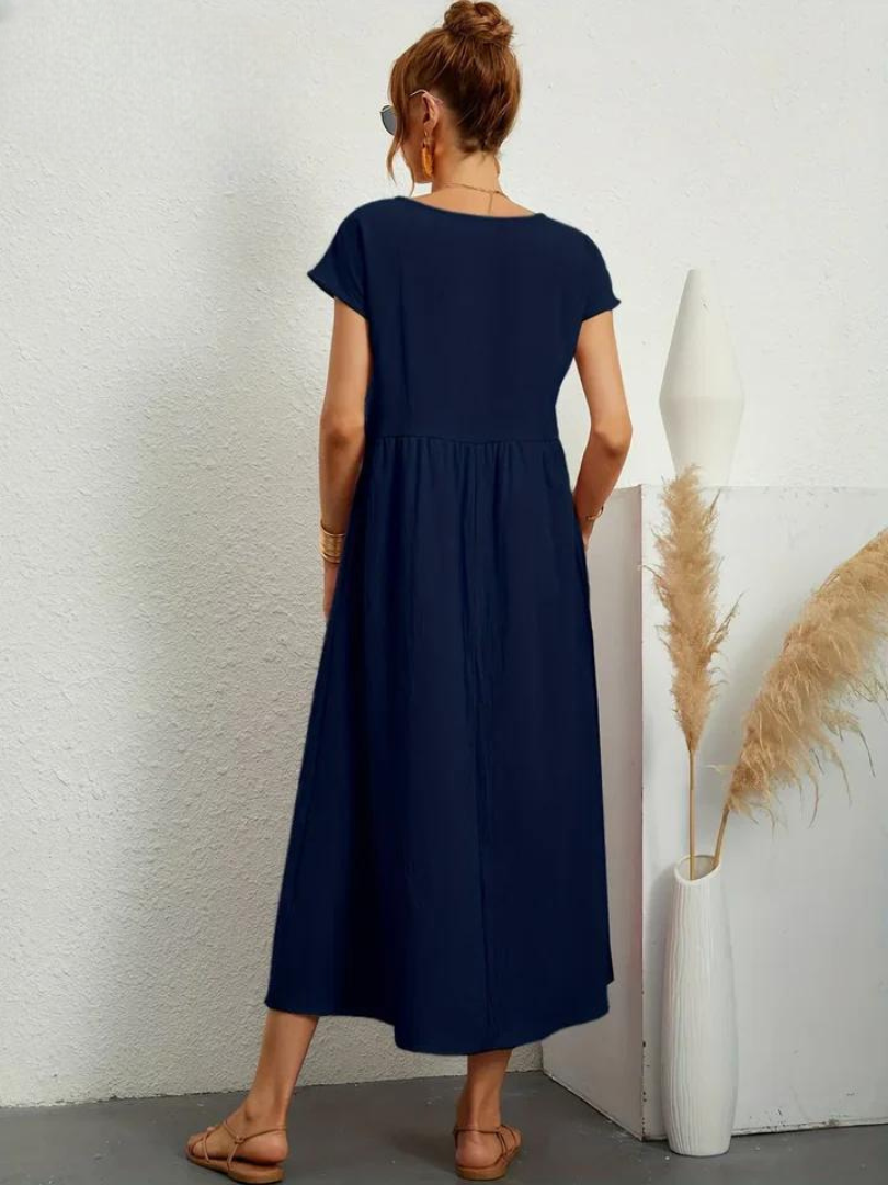 Lune™ | Linen Grace Dress – Breathable Cotton