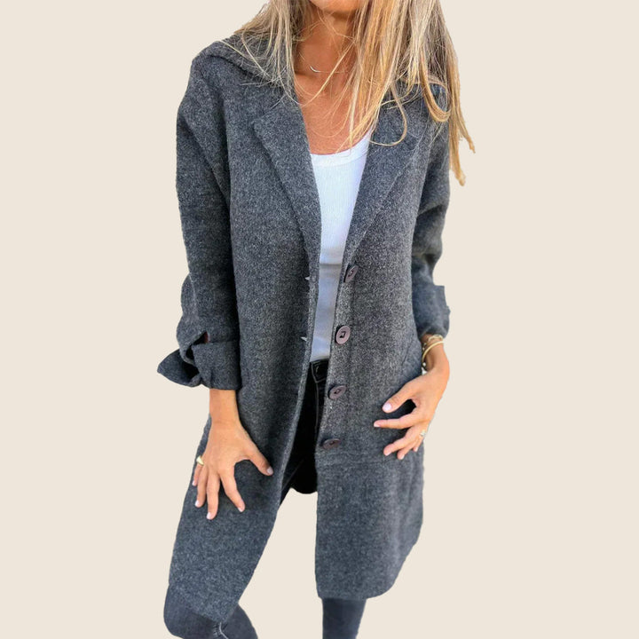 Monopette Casual Coat with Lapels