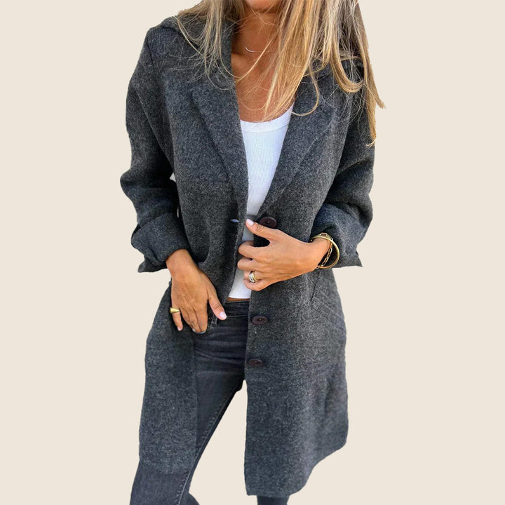 Monopette Casual Coat with Lapels