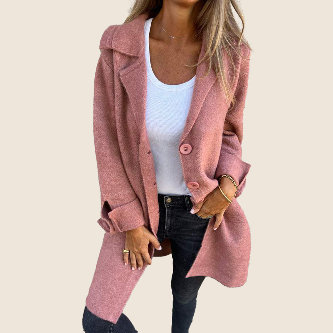 Monopette Casual Coat with Lapels