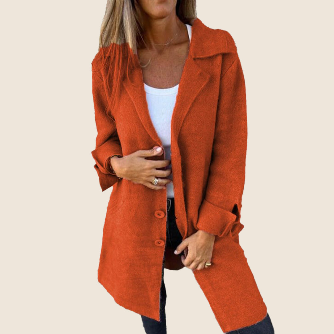 Monopette Casual Coat with Lapels