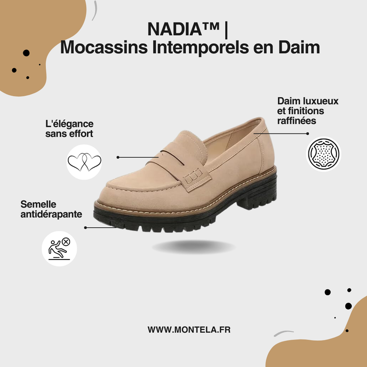 NADIA™ | Timeless Suede Loafers