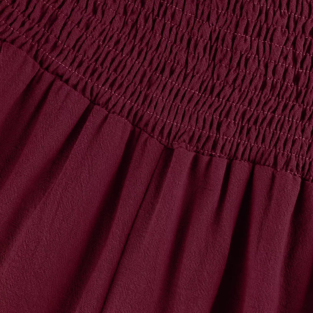 Tavina | Relaxed Cotton-Linen Trousers