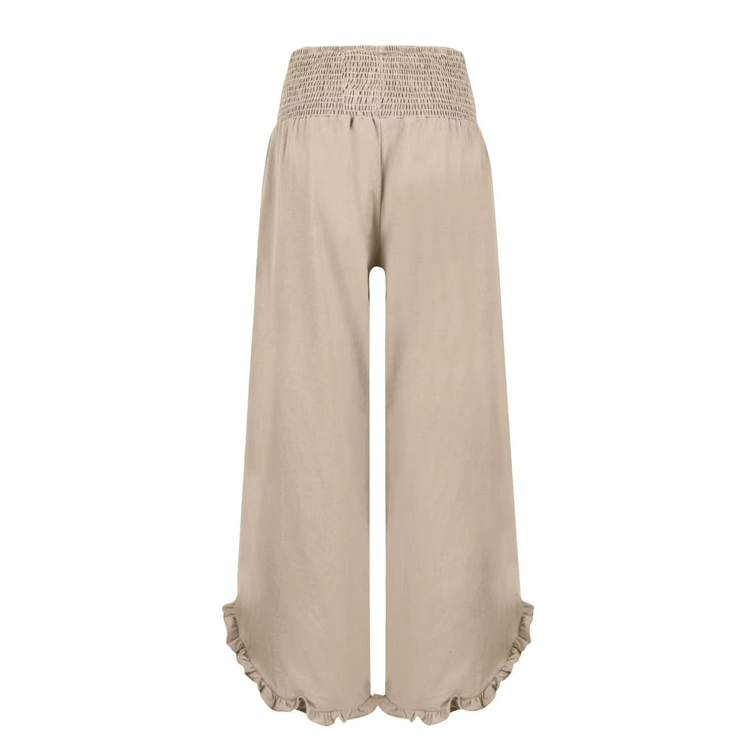 Tavina | Relaxed Cotton-Linen Trousers