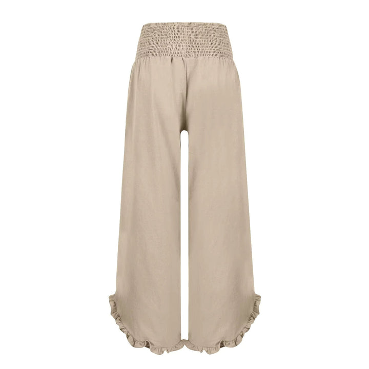 Tavina | Relaxed Cotton-Linen Trousers