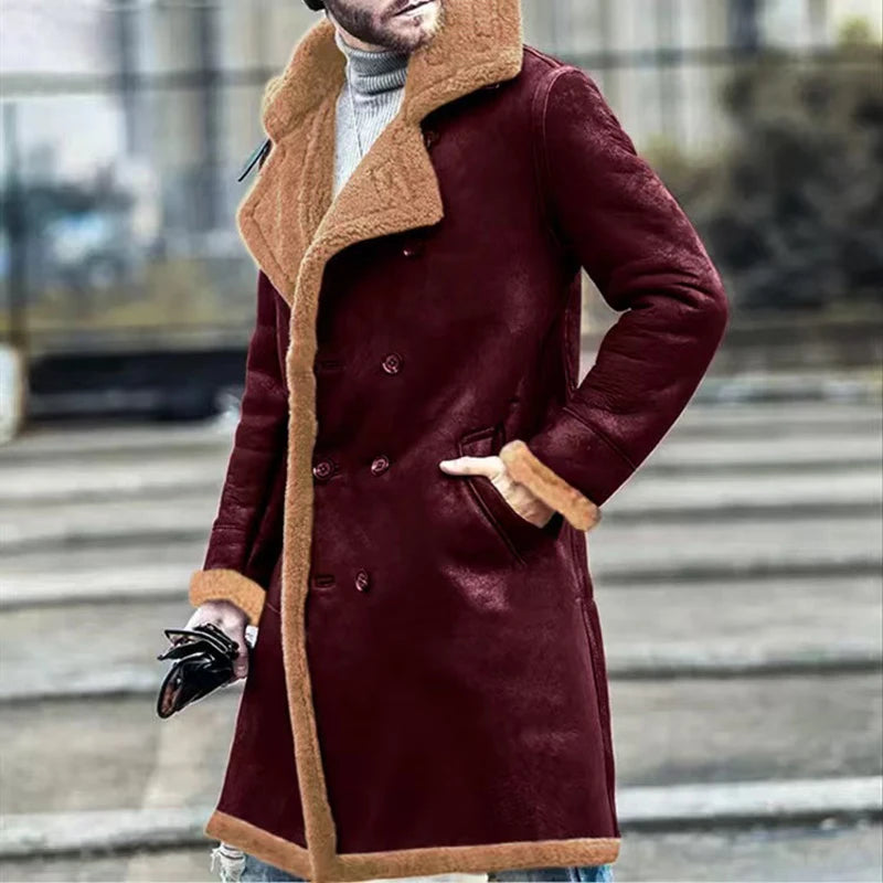 Archibald | Retro Long Fleece Coat