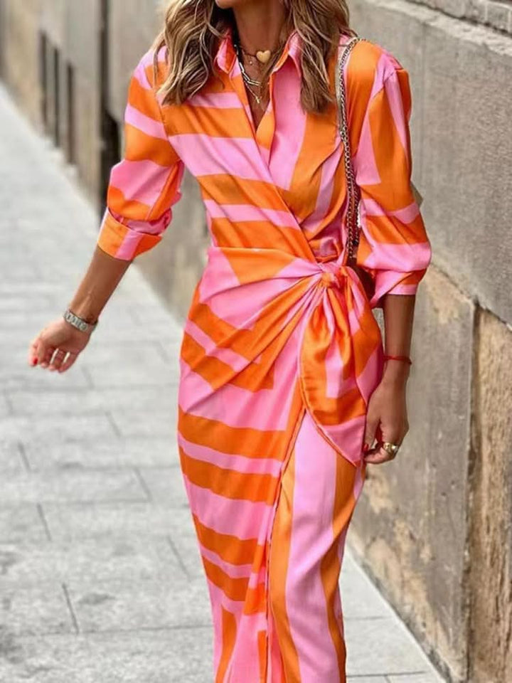 CIRINE | Floral Print Wrap Dress