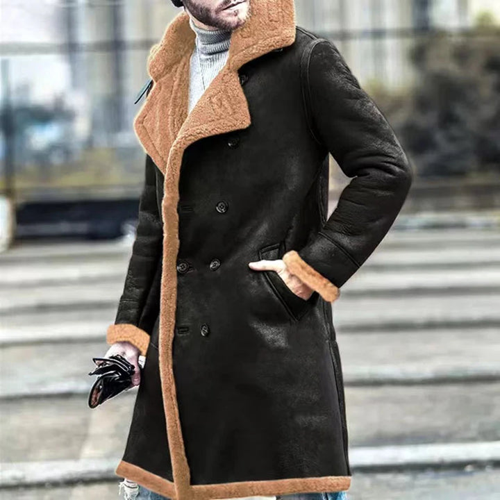 Archibald | Retro Long Fleece Coat