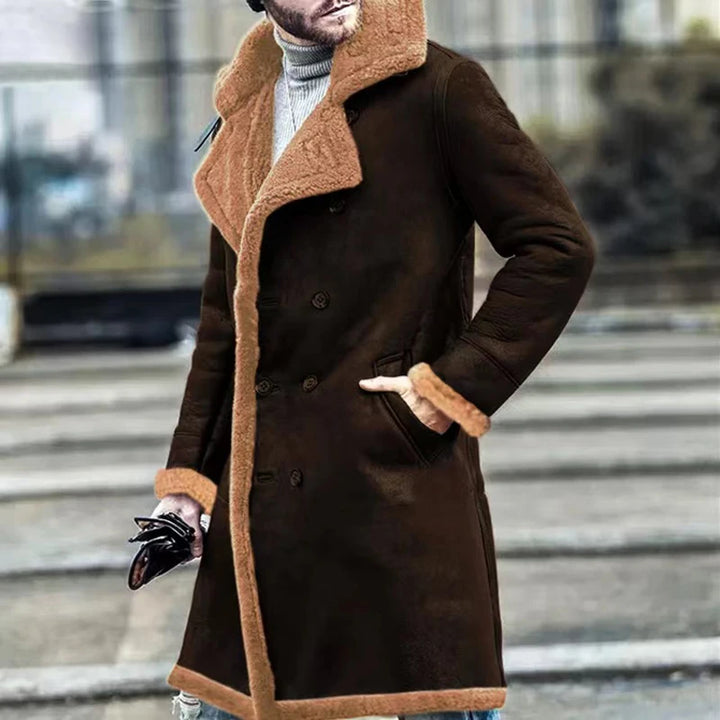 Archibald | Retro Long Fleece Coat
