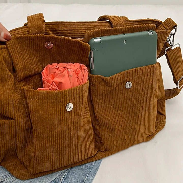 Metro Cord Tote Bag