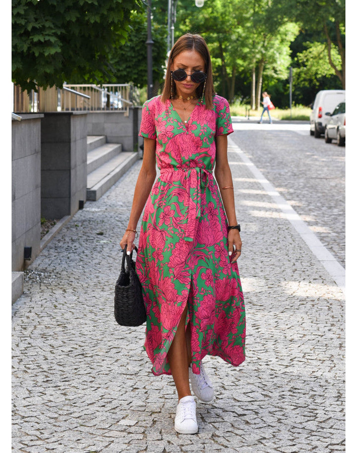 Sylvia - Elegant Summer Dress with V-Neck