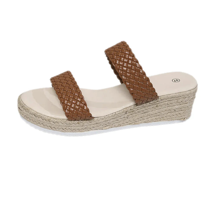 Roselle™ Chic and Cozy Wedge Sandals