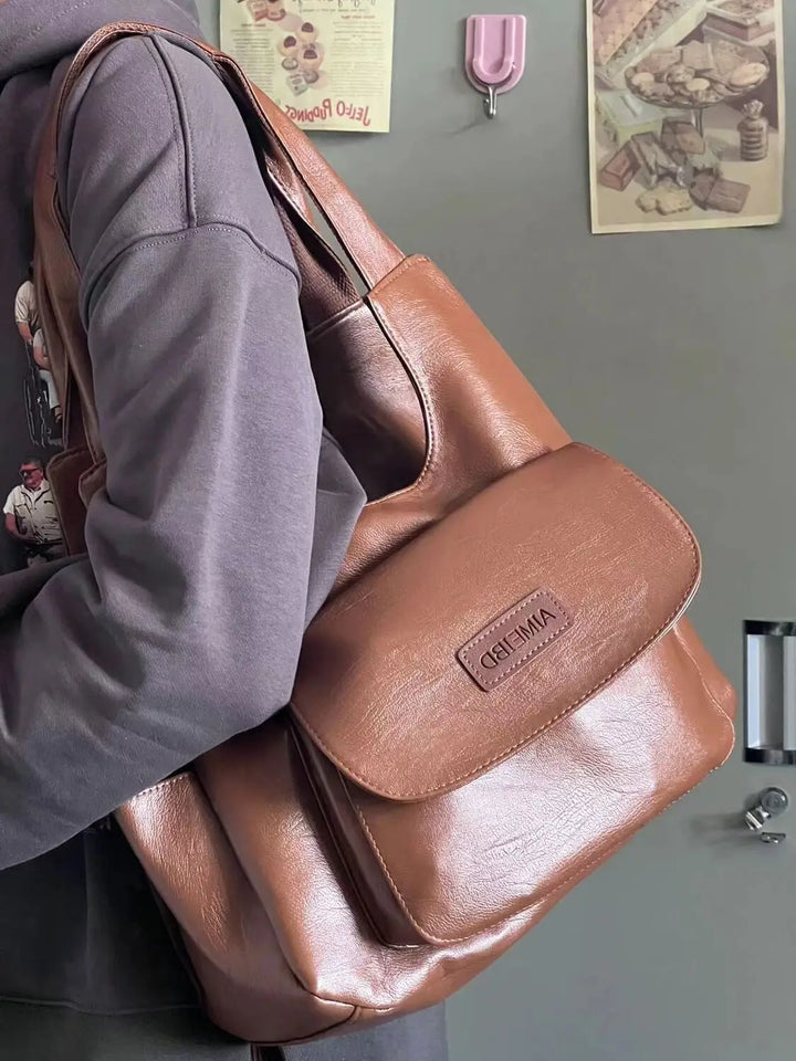Vivina™ Vintage Leather Shoulder Bag