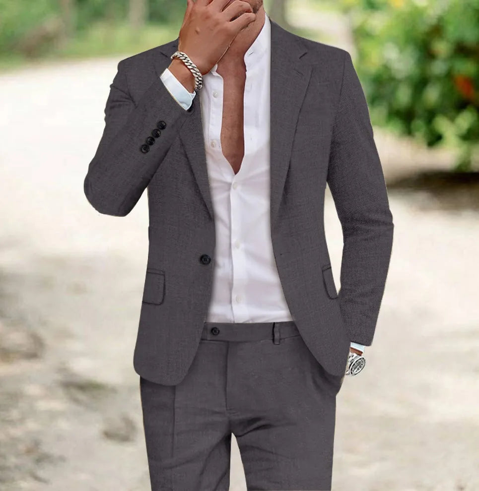Connery Linen Men's Suit