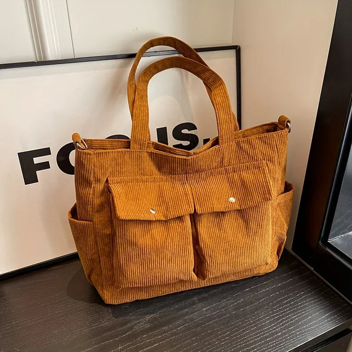 Metro Cord Tote Bag