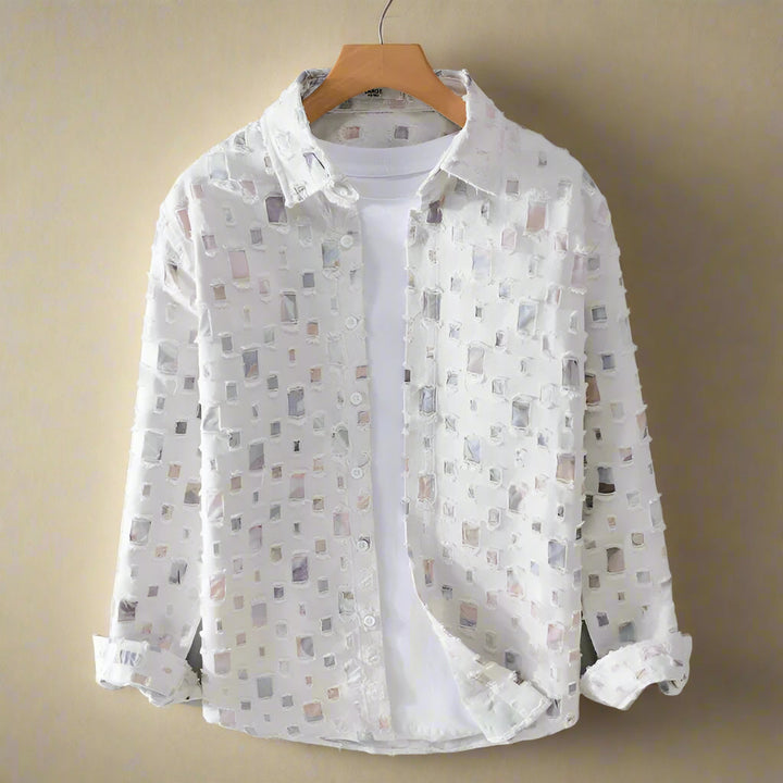 Fernando - Stylish Mosaic Print Shirt