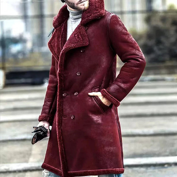 Archibald | Retro Long Fleece Coat