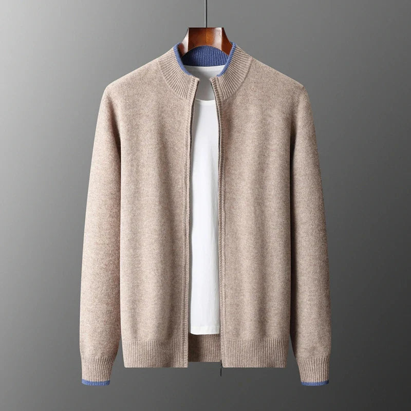 Zain Cashmere Zip Jacket