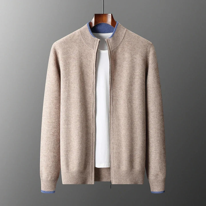 Zain Cashmere Zip Jacket