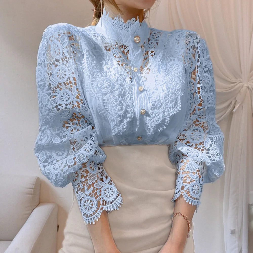 Lili | Guipure Lace Blouse