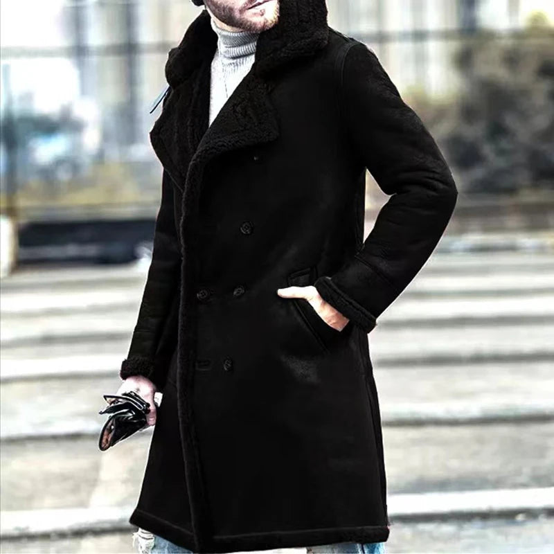 Archibald | Retro Long Fleece Coat