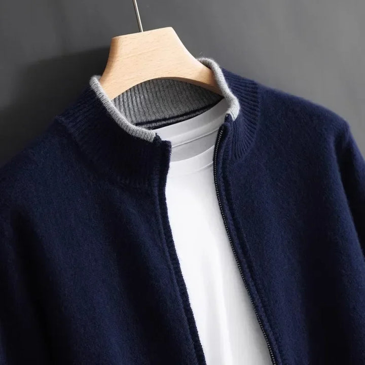 Zain Cashmere Zip Jacket