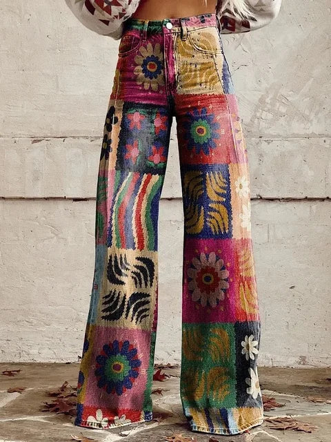 FIONA | WOMEN'S VINTAGE-STYLE BAGGY PANTS