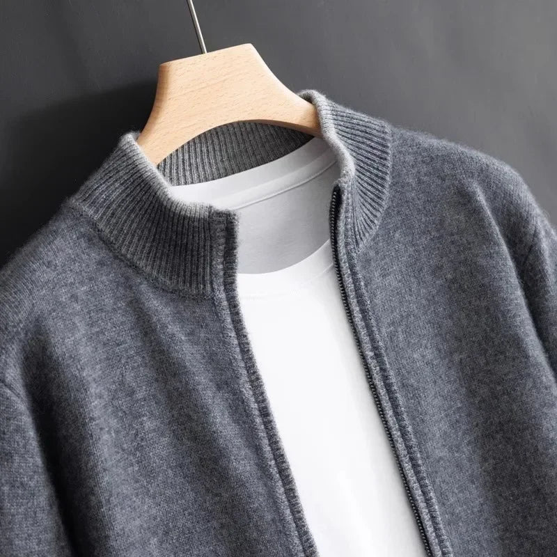 Zain Cashmere Zip Jacket