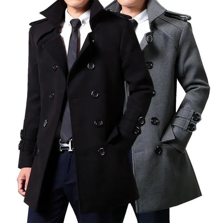Talbot | Double-breasted Mid-length Trench Coat
