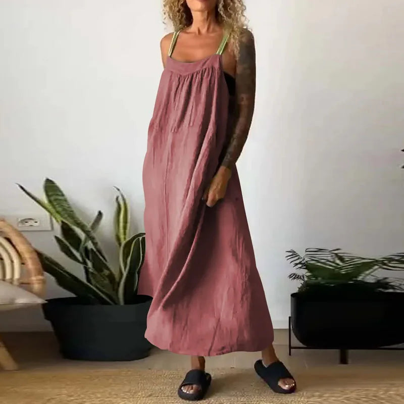 Sammy | Vintage-Inspired Casual Linen Summer Dress