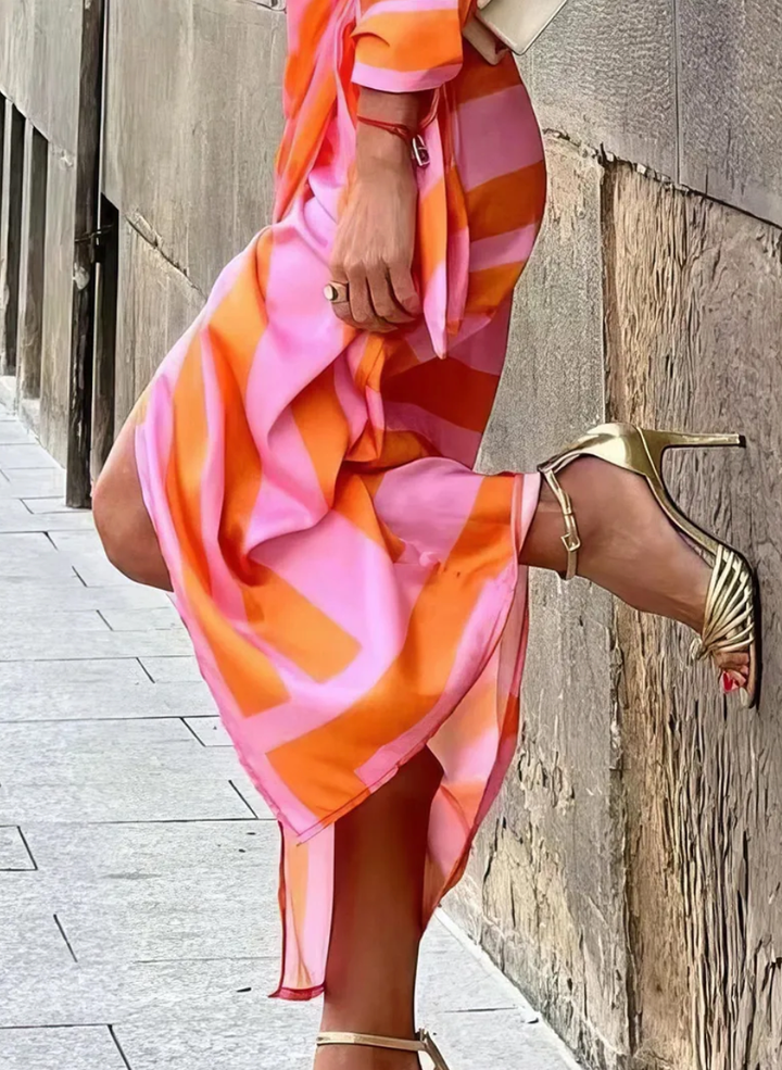 CIRINE | Floral Print Wrap Dress