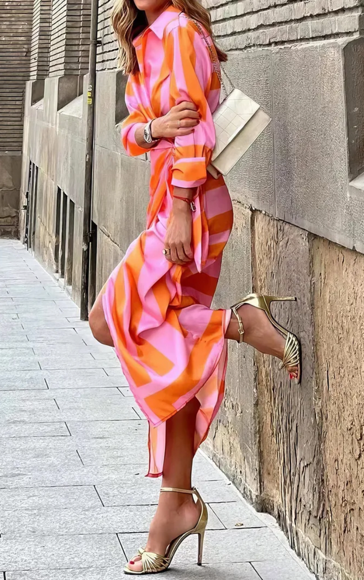 CIRINE | Floral Print Wrap Dress