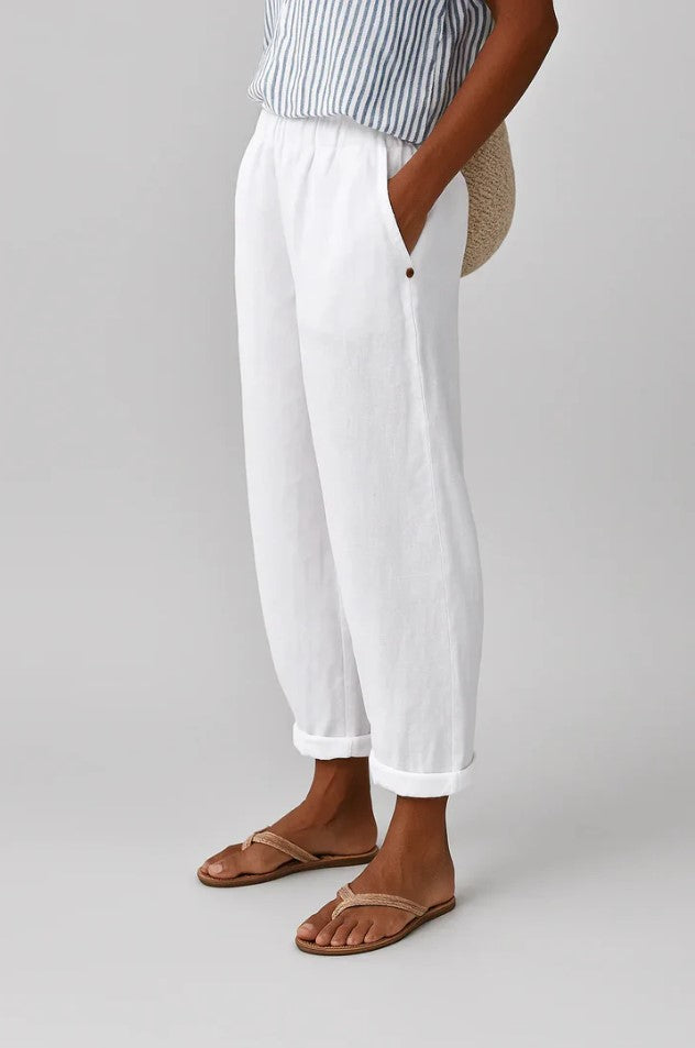 Lynn - Timeless Linen-Cotton Trousers
