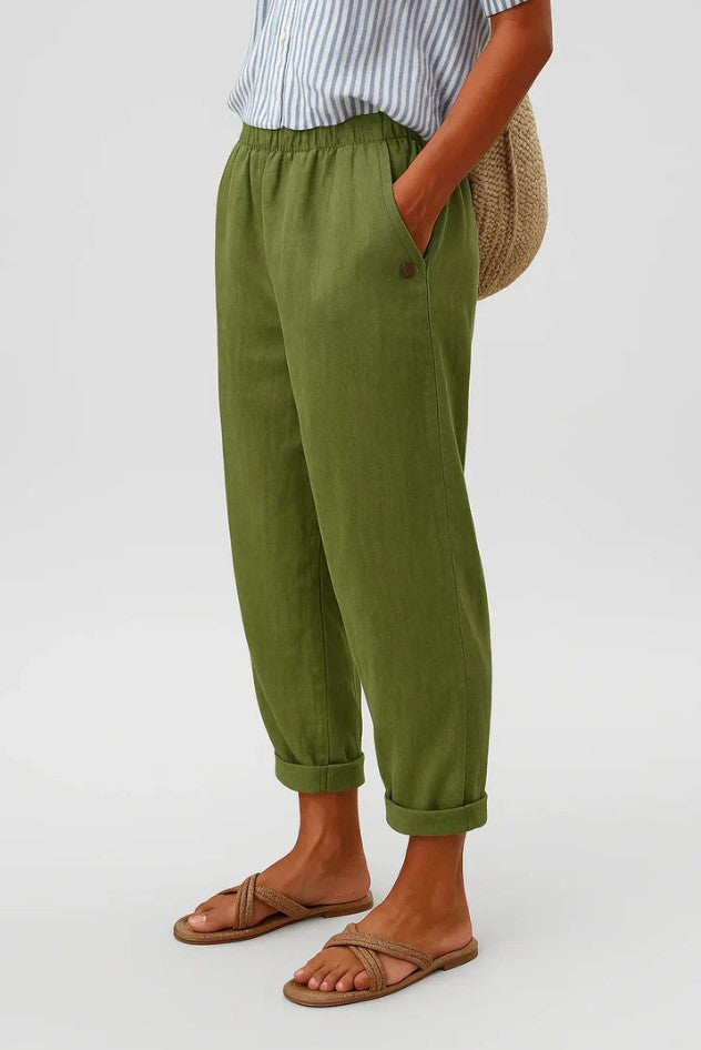 Lynn - Timeless Linen-Cotton Trousers