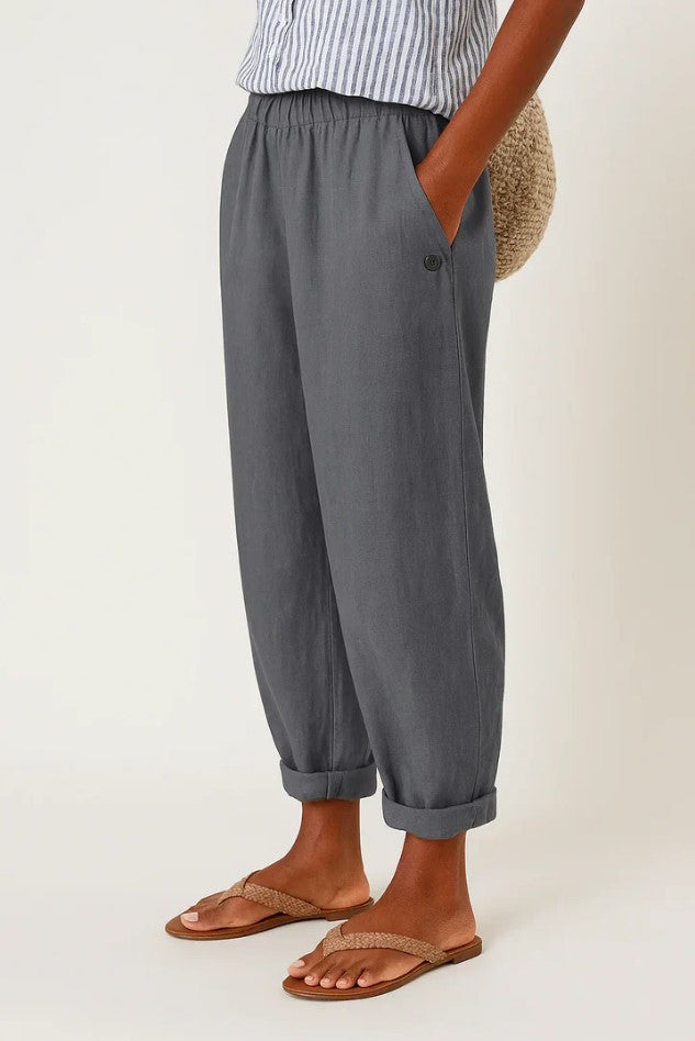Lynn - Timeless Linen-Cotton Trousers