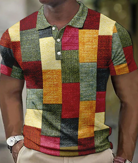 Lovis Check Short Sleeve Polo