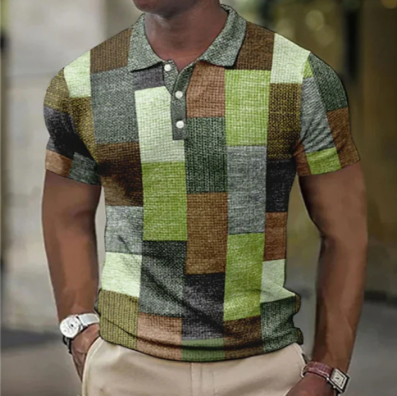 Lovis Check Short Sleeve Polo